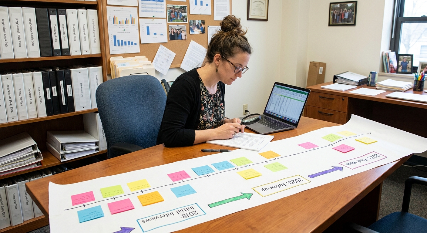 Longitudinal Qualitative Research: Managing Transcripts Across Multiple Sessions and Timepoints